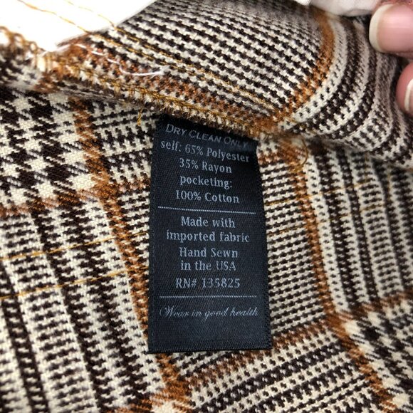 No. 6 Plaid Wide Leg Pants - Brown and Black - Picture 11 of 14